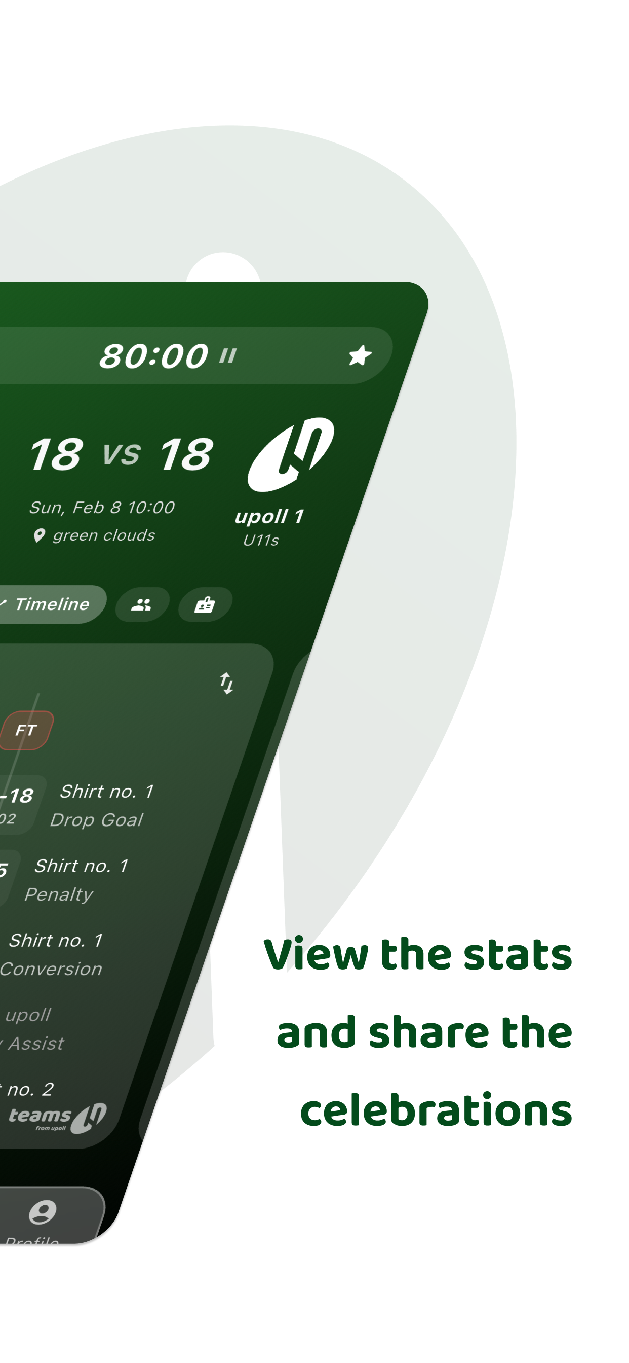 Teams app initial screen 2